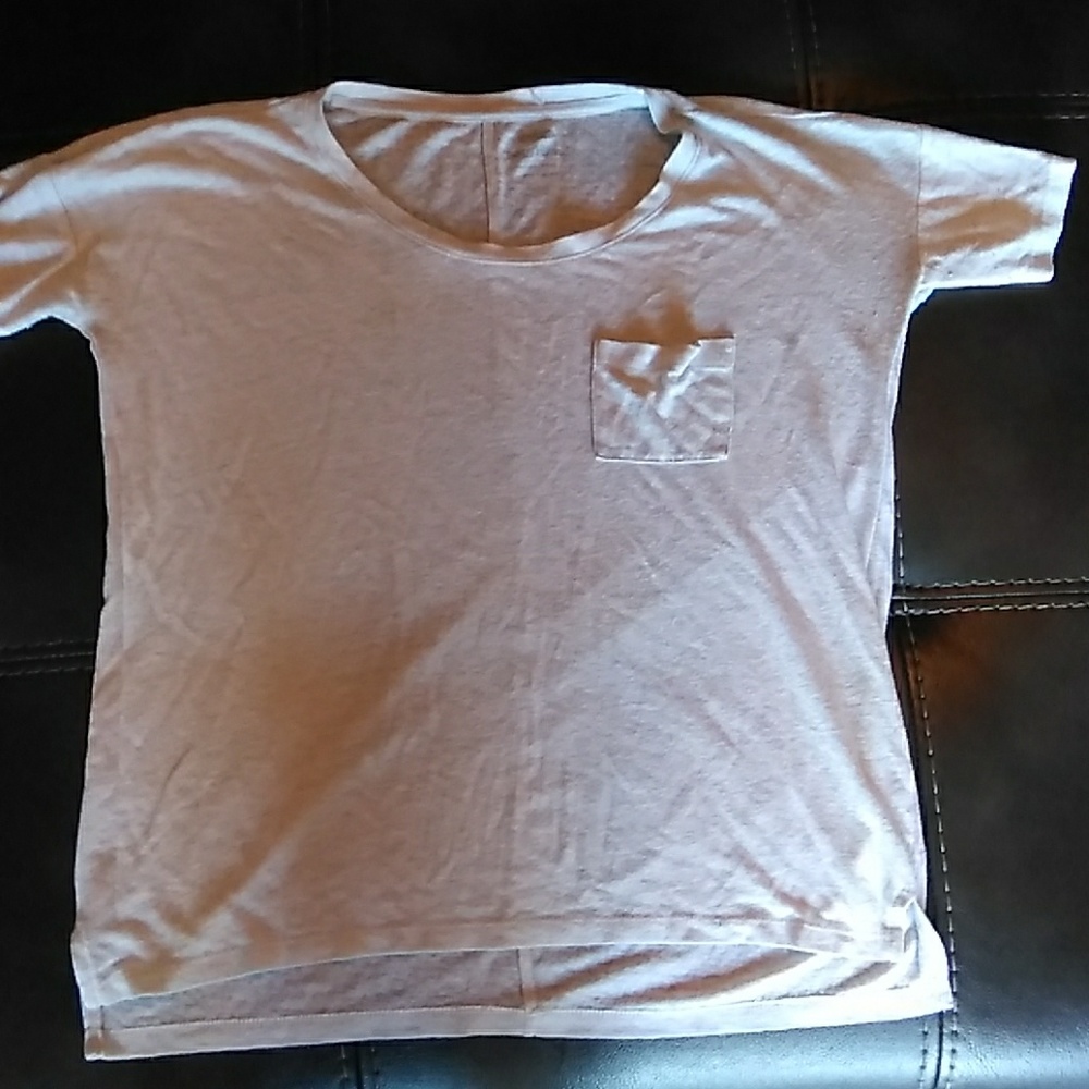 Short sleeve white boyfriend shirt